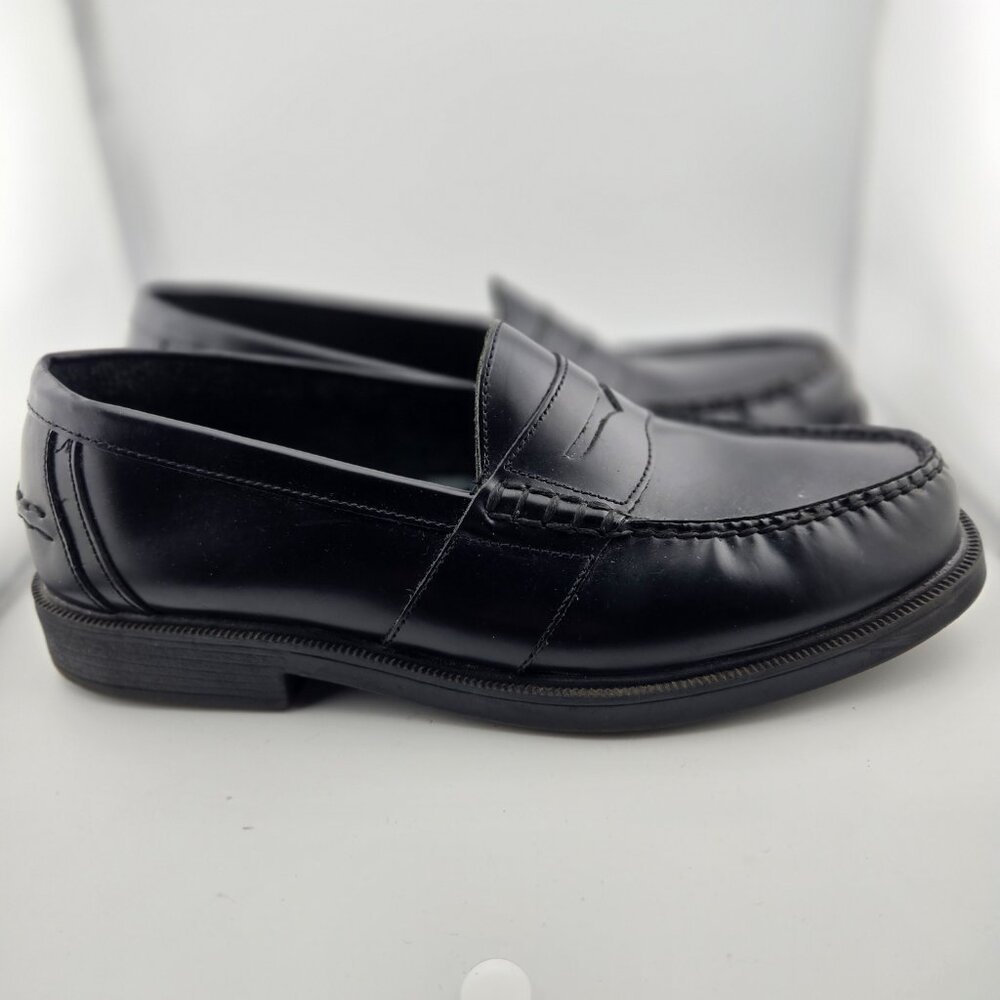 Nunn Bush Lincoln Penny Loafer Dress Shoes – Black Leather – Men’s Size 12M - Picture 5 of 13